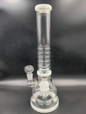 16 Indented Showerhead Beaker w/ Ribbed Neck