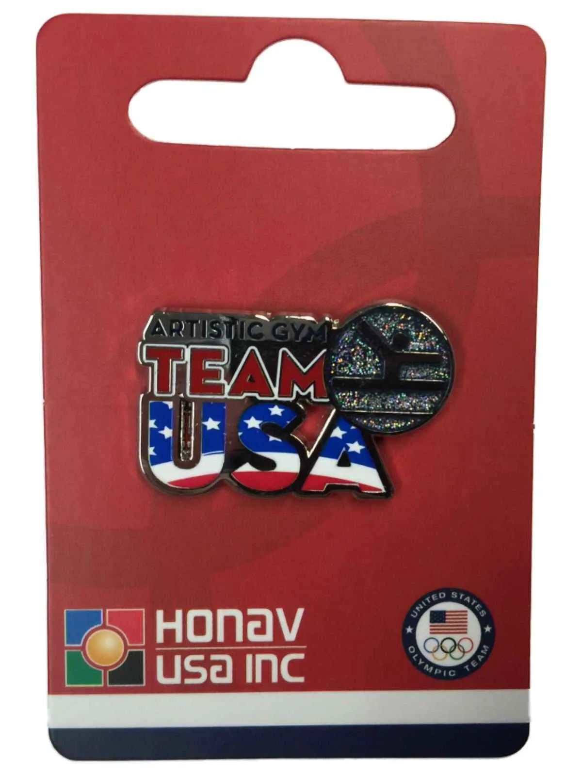 2020 Summer Olympics Tokyo Japan "Team USA" Artistic Gym Pictogram Lapel Pin