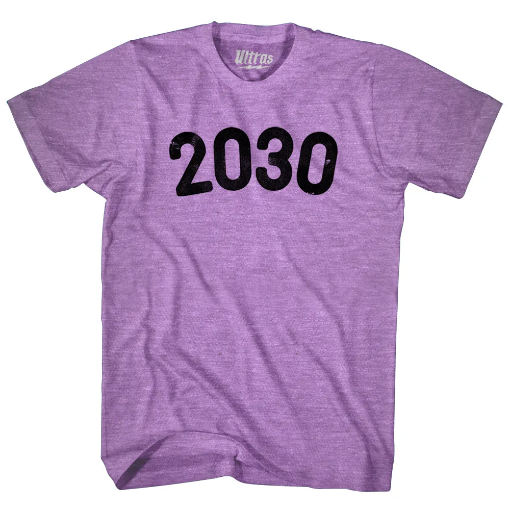 2030 Year Celebration Adult Tri-Blend T-shirt