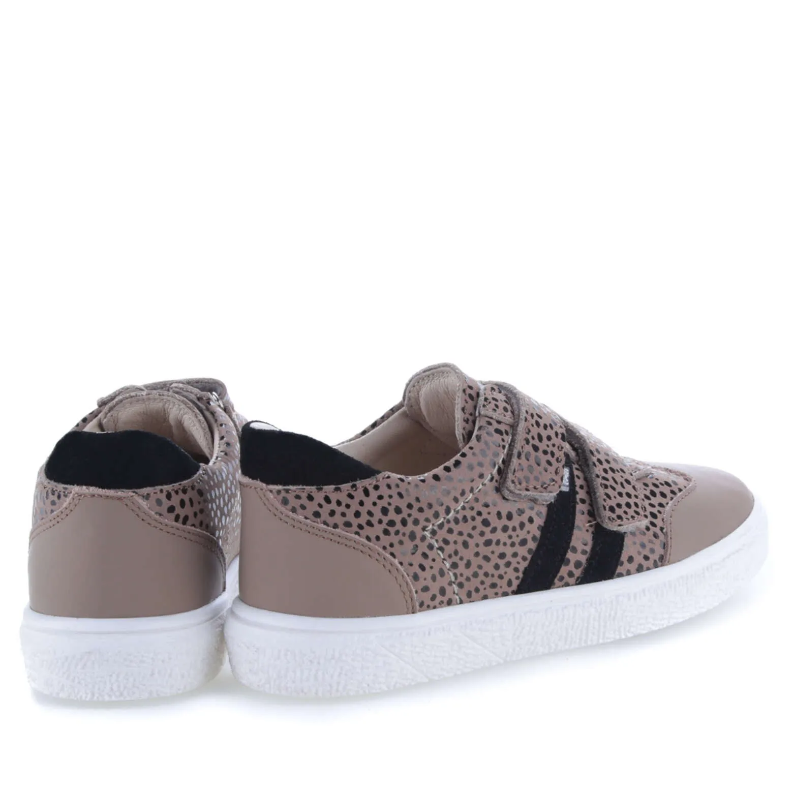 (2708B) Low Velcro sneakers Brown