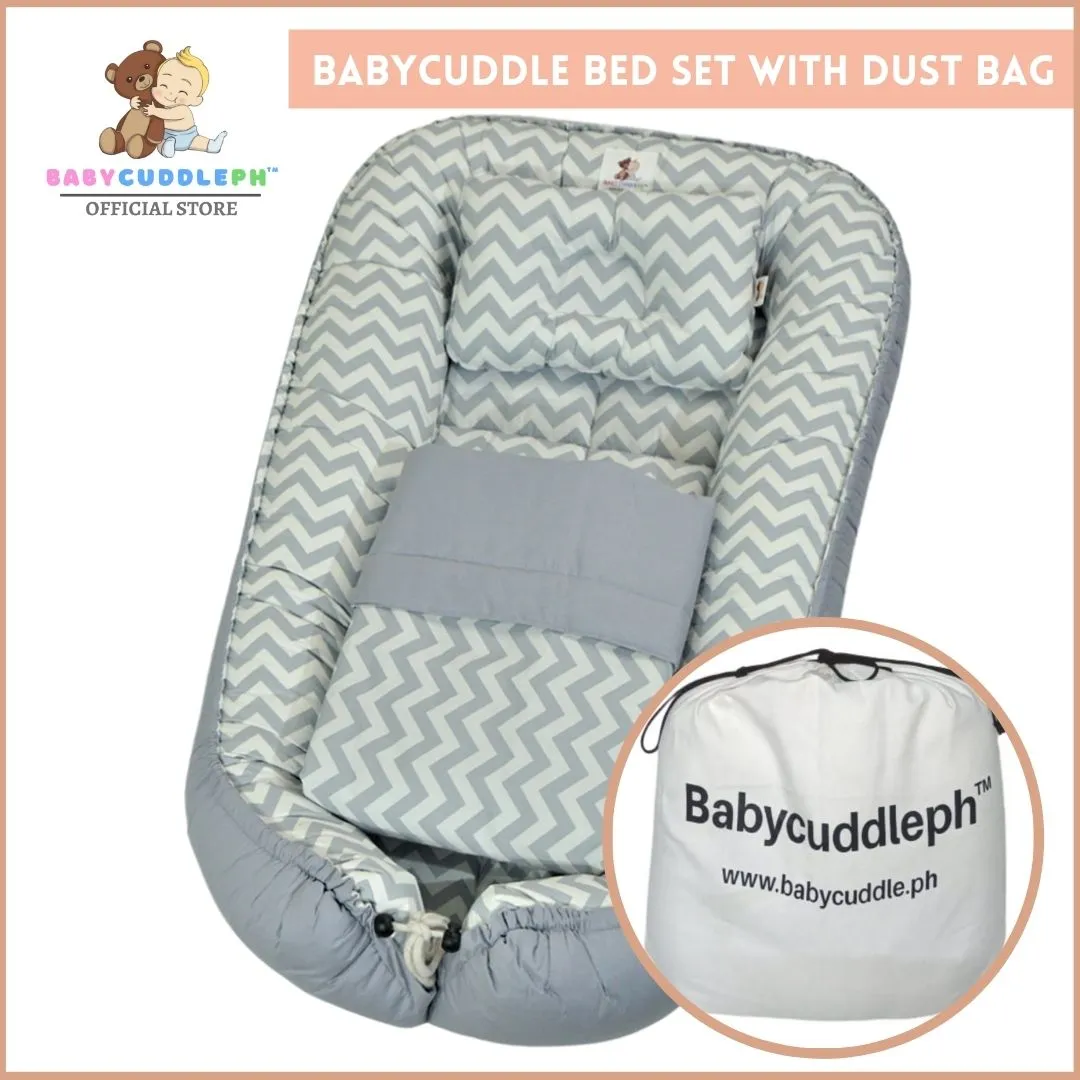 3 in 1 Babycuddle Bed Set - Animal Kingdom Pastel Pink