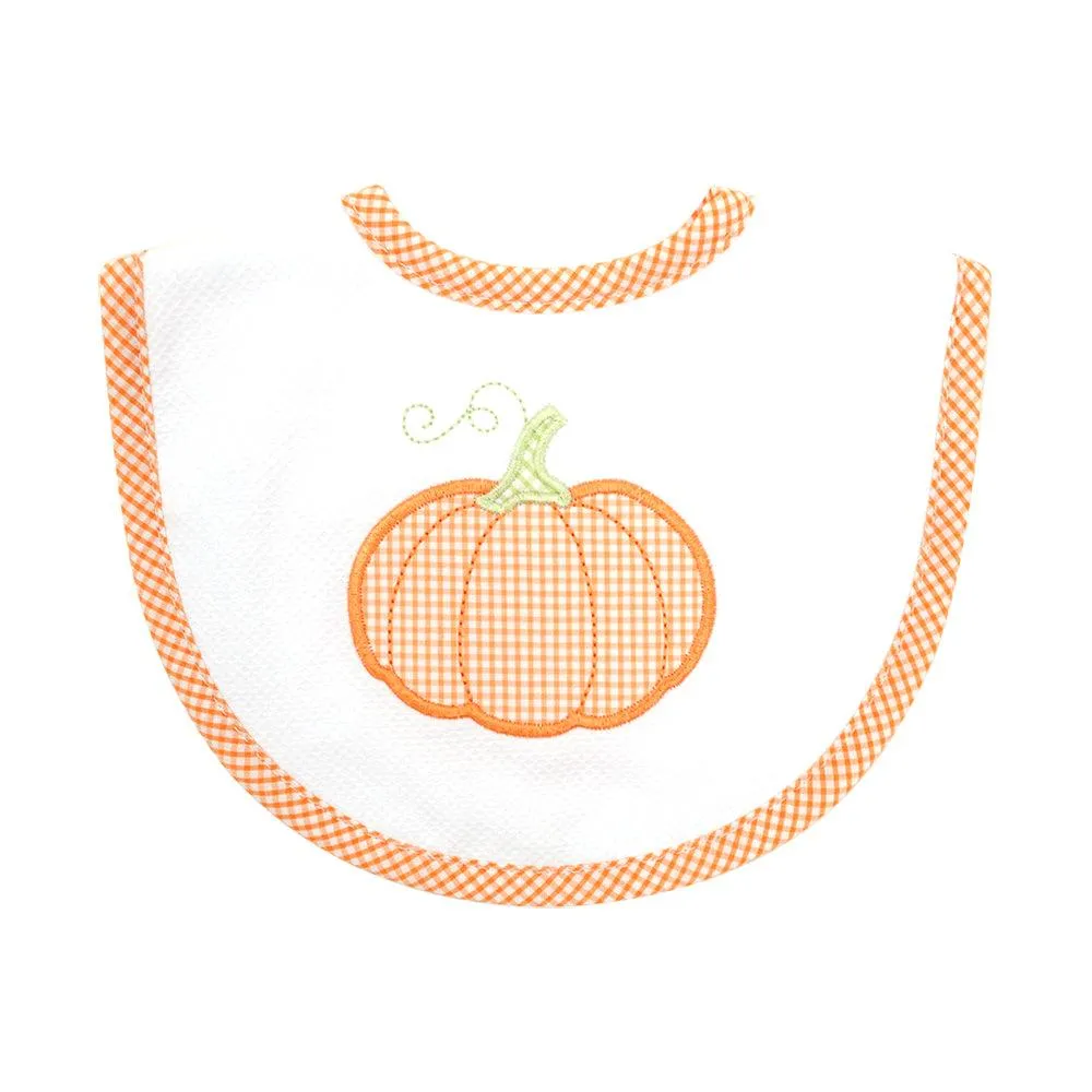 3 Martha's Orange Pumpkin Medium Bib