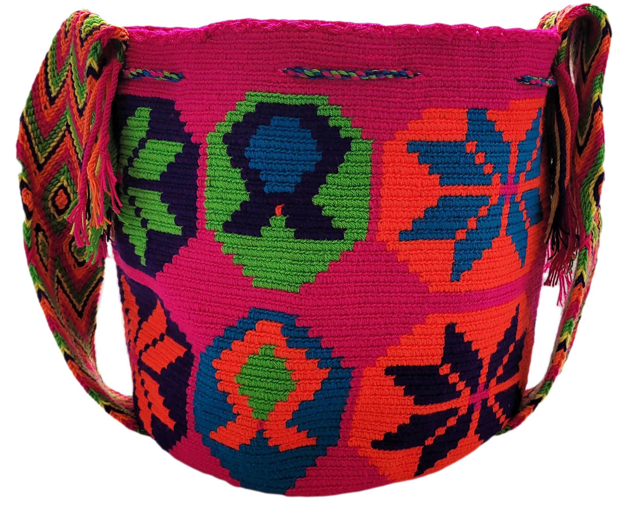 Aaliyah Large Handmade Crochet Wayuu Mochila Bag