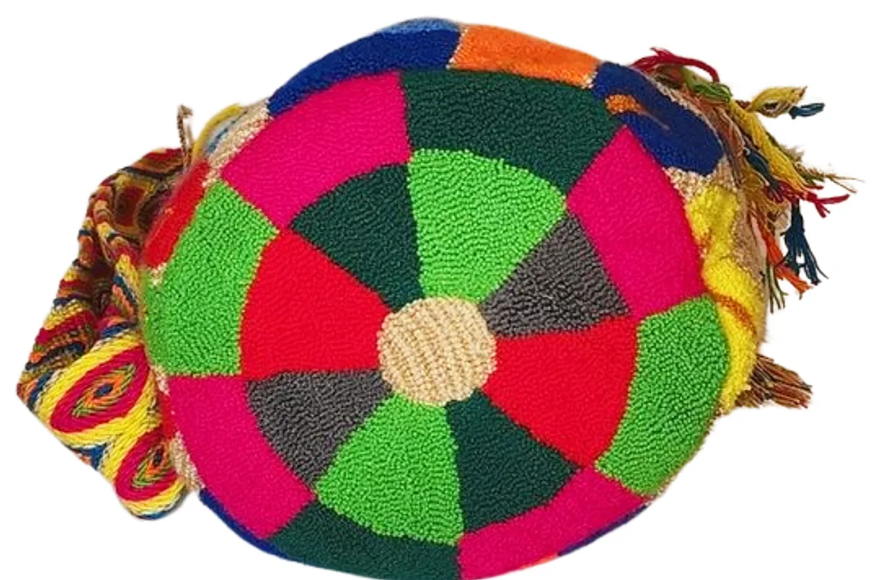 Adalynn Large Handmade Punch-needle Wayuu Mochila Bag