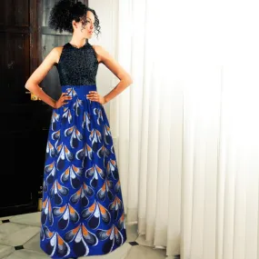 African Print Long Skirt - Eve