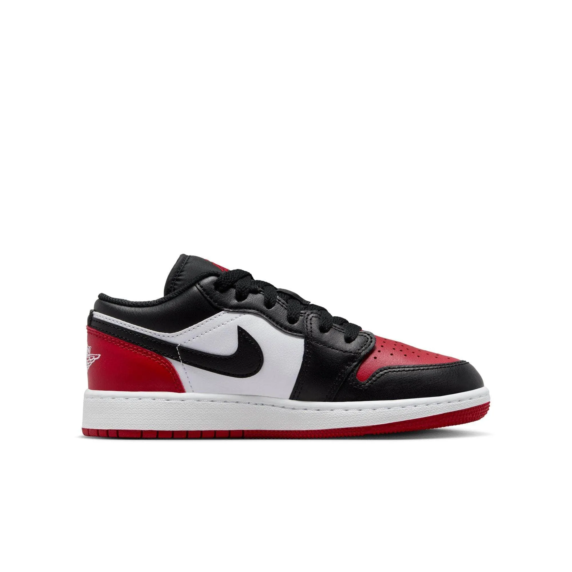 Air Jordan 1 Low Bred Toe 2.0 - Boy's Grade School