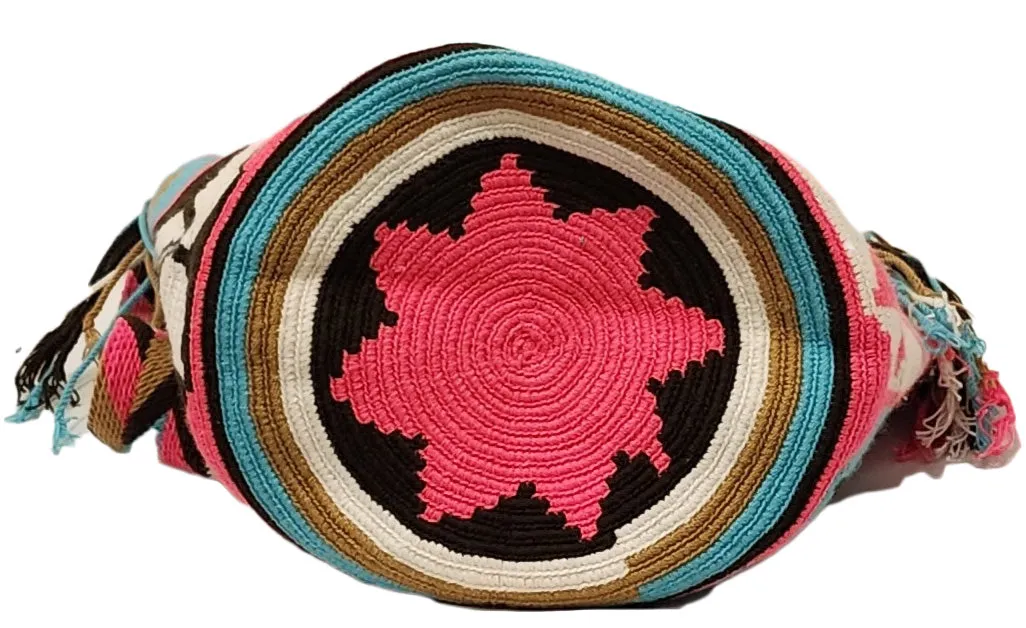 Alicia Large Handmade Crochet Wayuu Mochila Bag