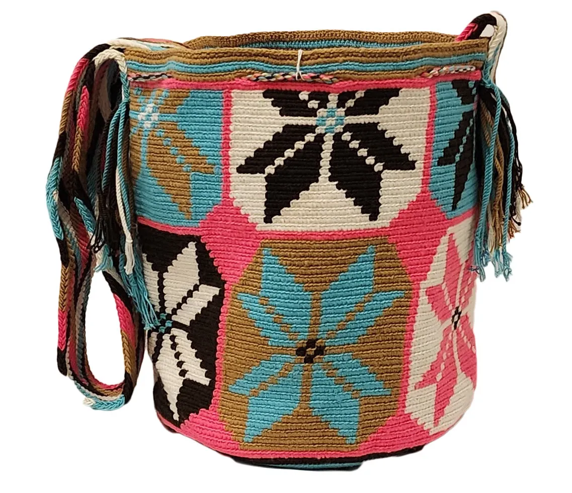 Alicia Large Handmade Crochet Wayuu Mochila Bag