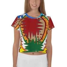 All-Over Print Crop Tee