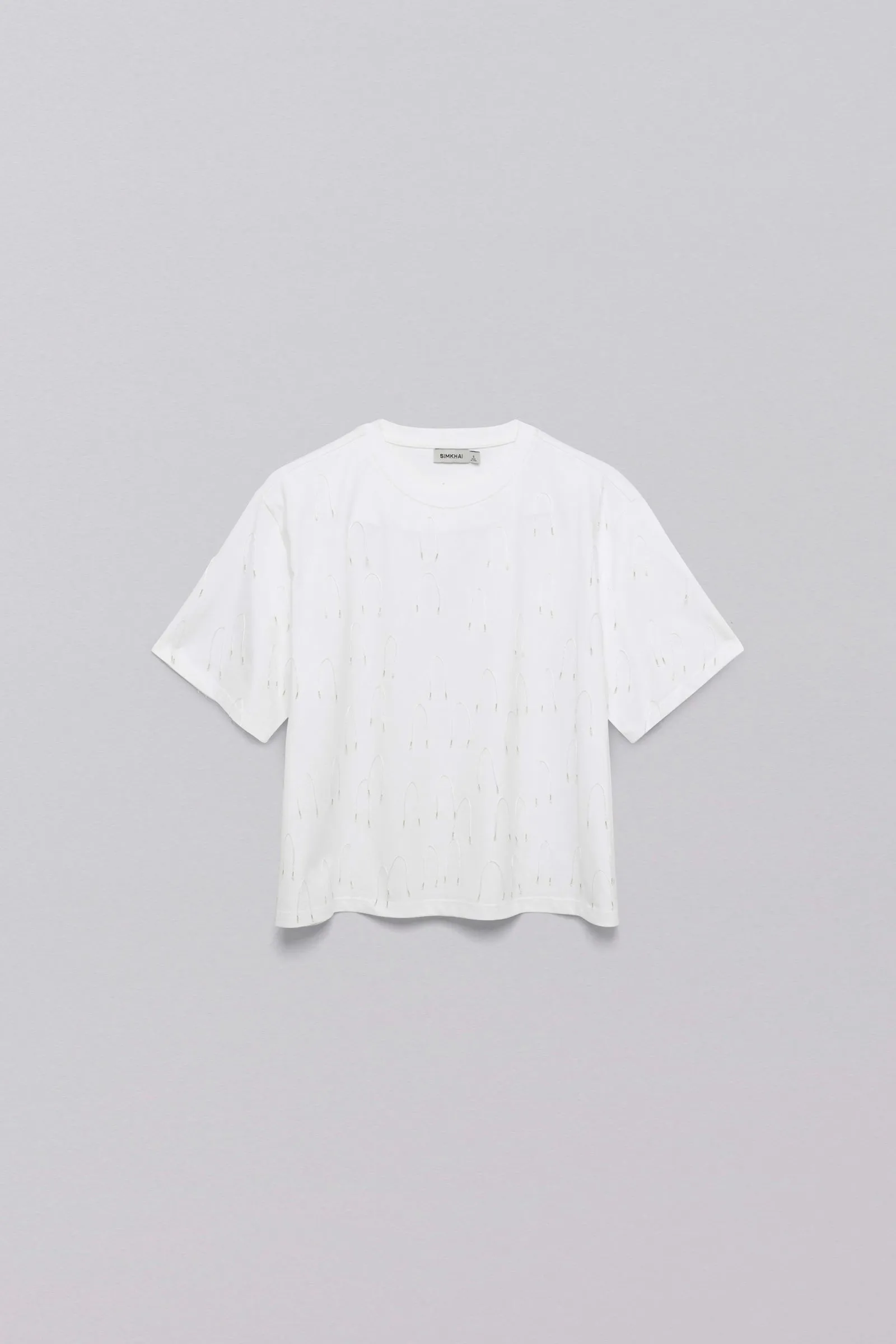 Amaru Embellished Cotton Tee