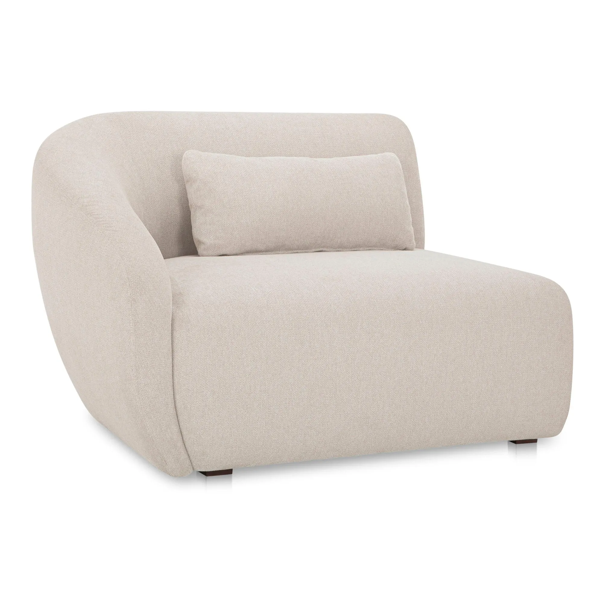 Amelia - Left Arm Facing Chair - Warm White