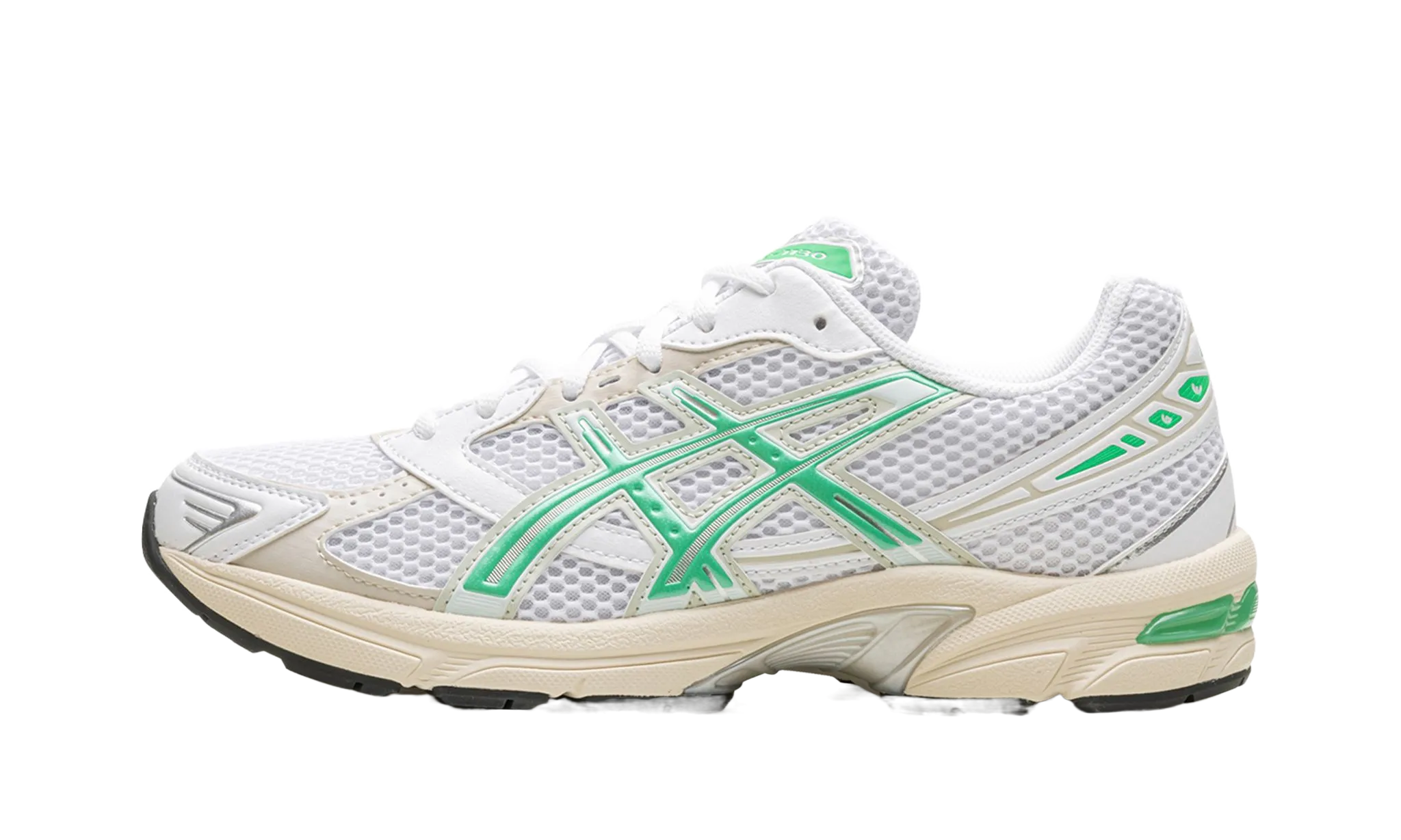 ASICS Gel-1130 White Malachite Green Off White Midsole