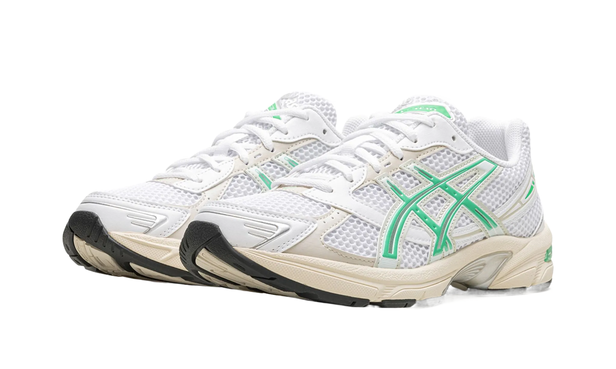 ASICS Gel-1130 White Malachite Green Off White Midsole