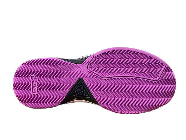 Asics Gel Padel Pro 5 women's padel shoe 1042A200 002 black-lavender