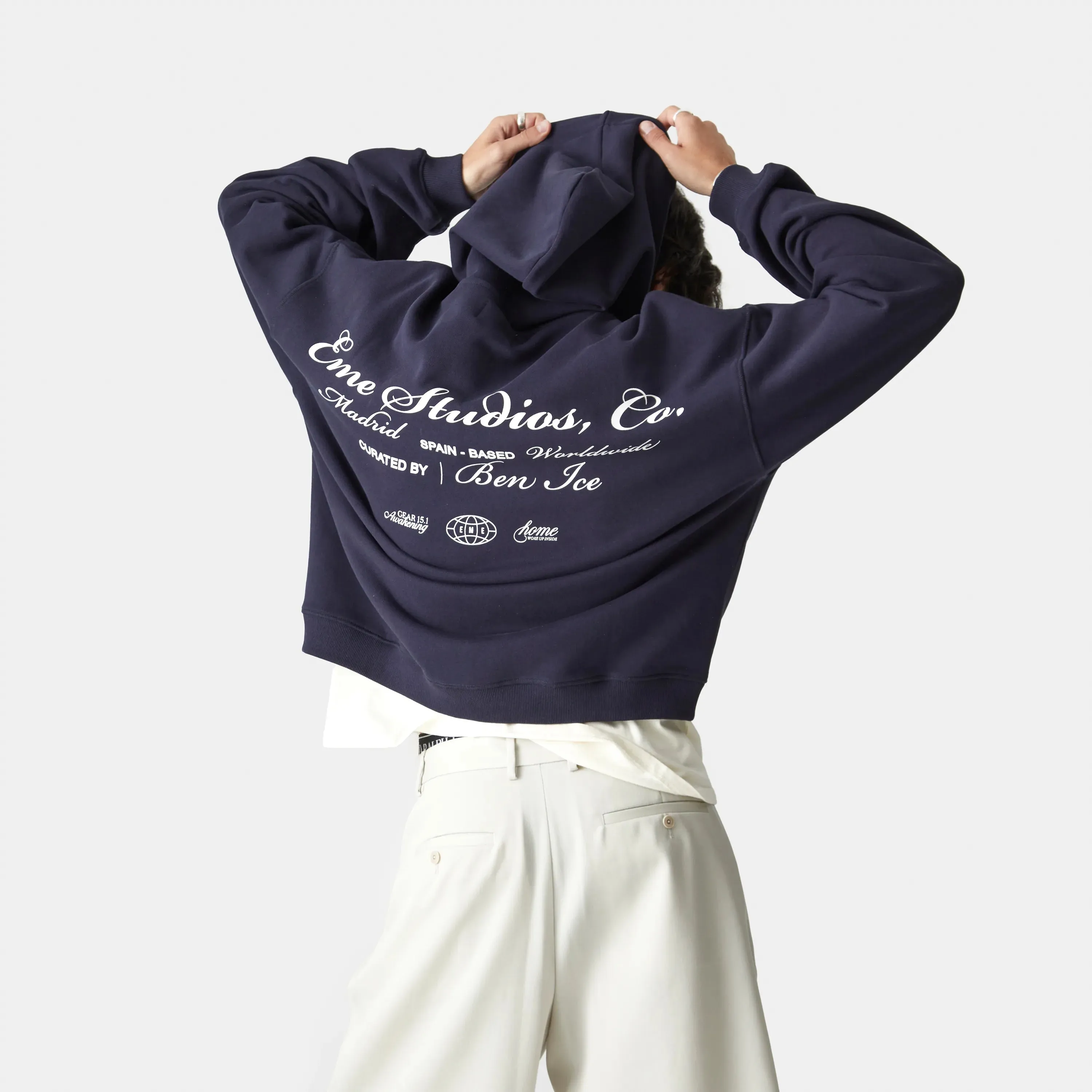 Awakening Navy Oversized Hoodie