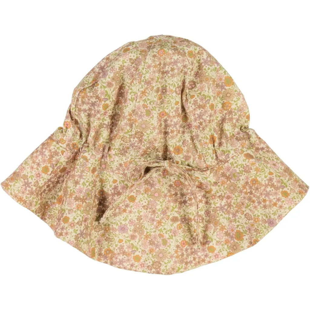 Baby Girl Sun Hat - moonlight flowers