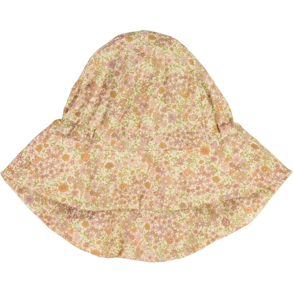 Baby Girl Sun Hat - moonlight flowers