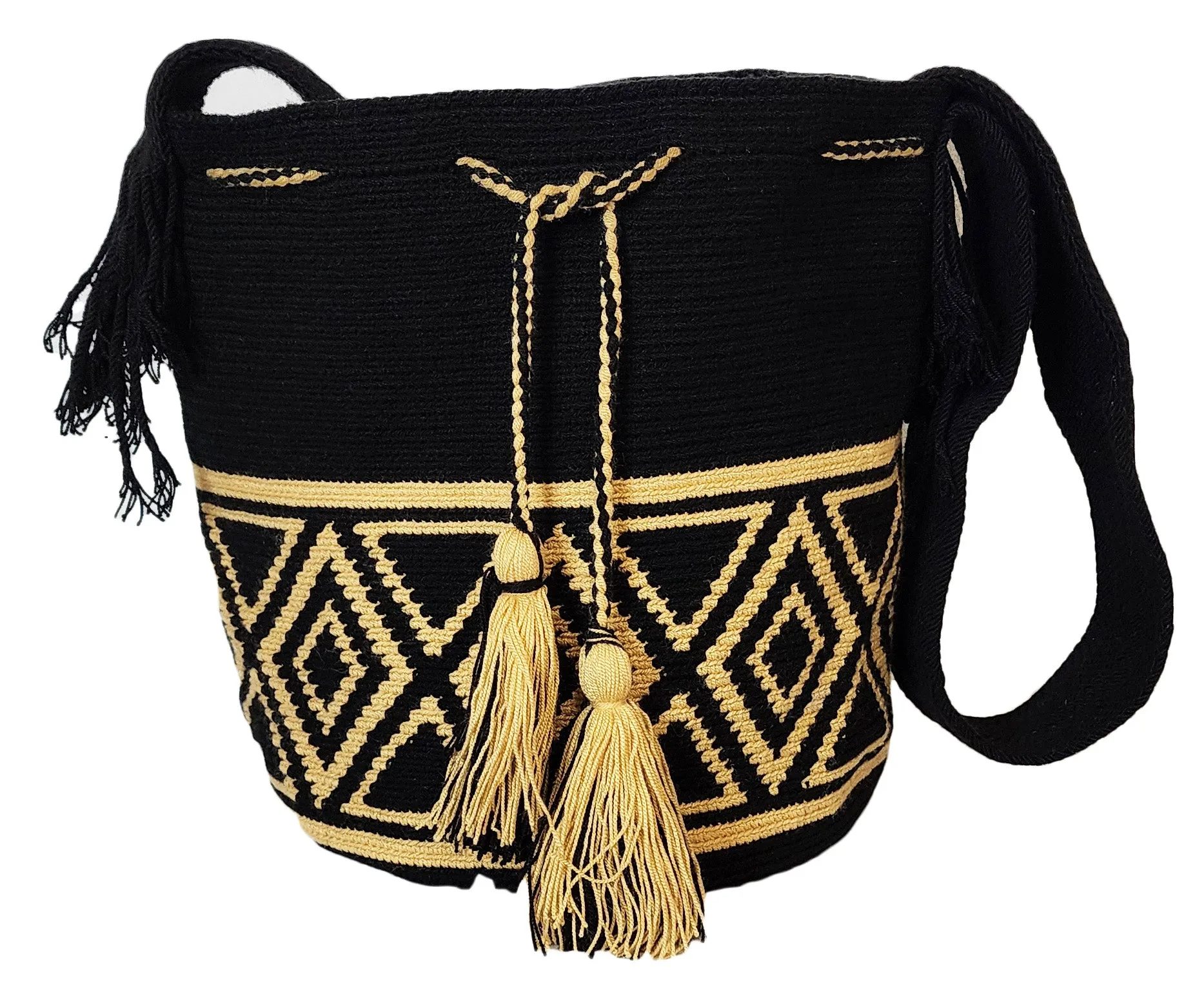 Beatrice Large Handmade Crochet Wayuu Mochila Bag