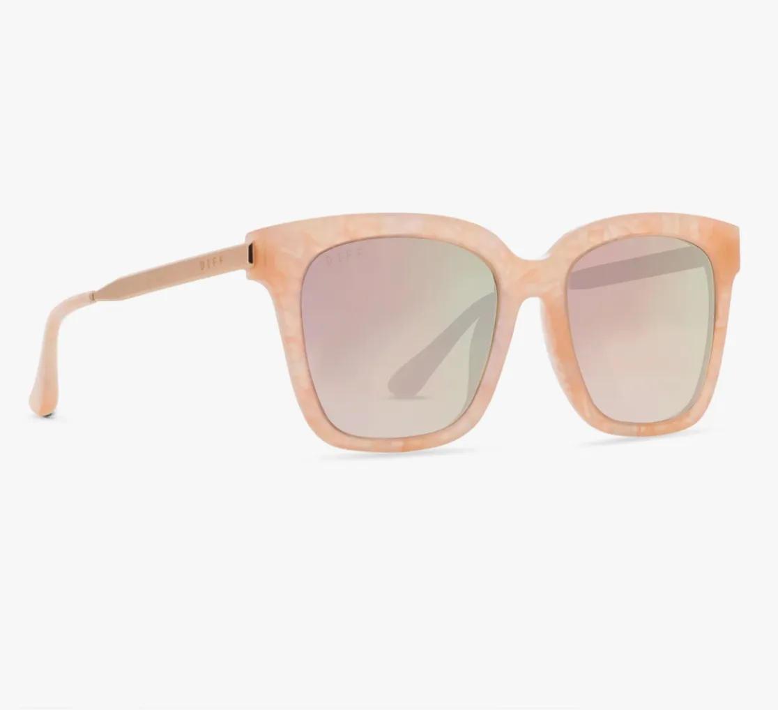 Bella Citrine Pearl & Taupe Flash Sunglasses