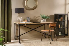 Benia Iron & Reclaimed Wood  Desk