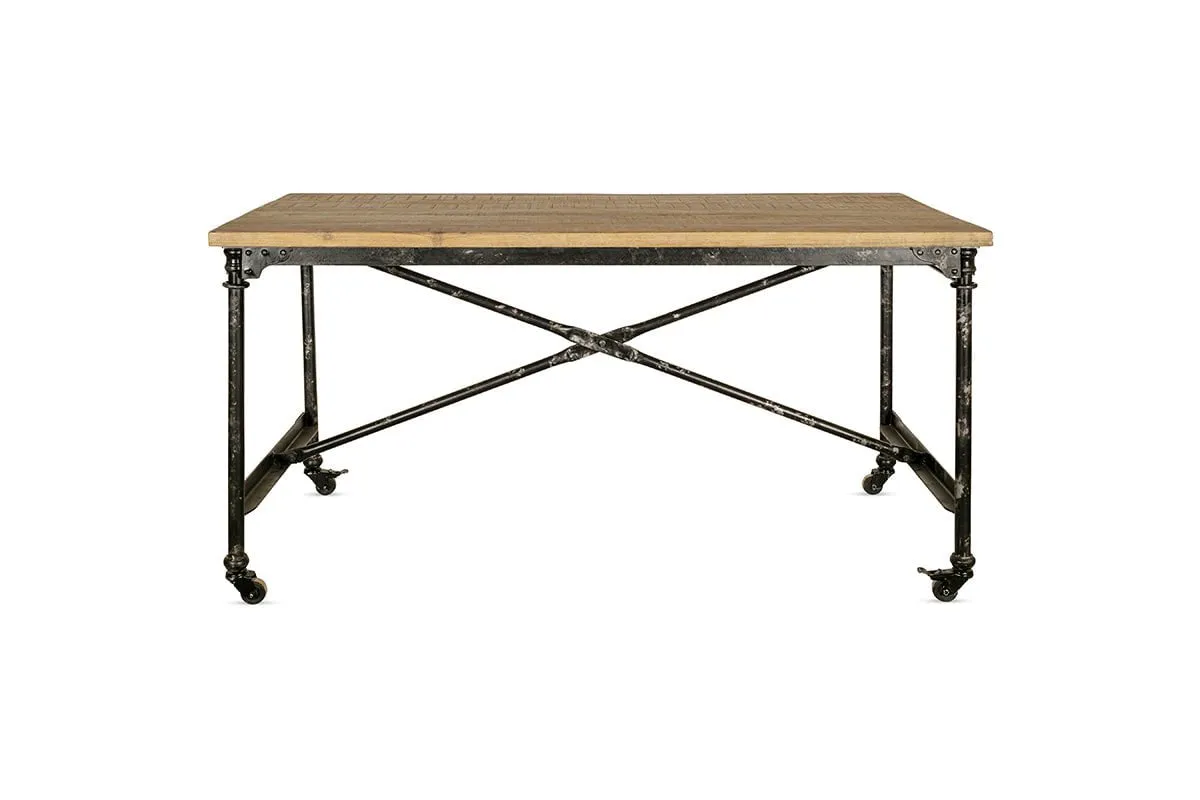 Benia Iron & Reclaimed Wood  Desk