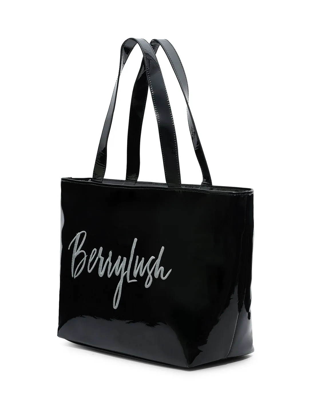 Berrylush Women Black Solid Casual Tote Bag