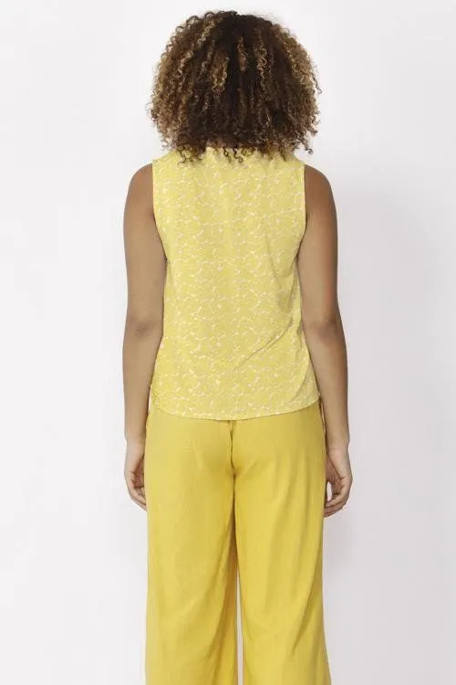 Betty Basics Memphis Tank in Lemon