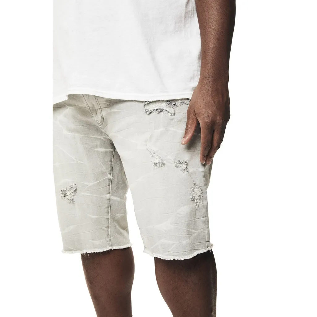 Big and Tall - Essential Jean Shorts - Cloud Grey