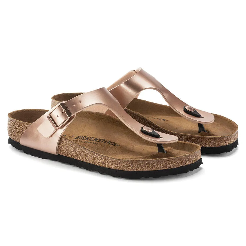 Birkenstock Women's Gizeh Birko-Flor (Copper - Regular fit)