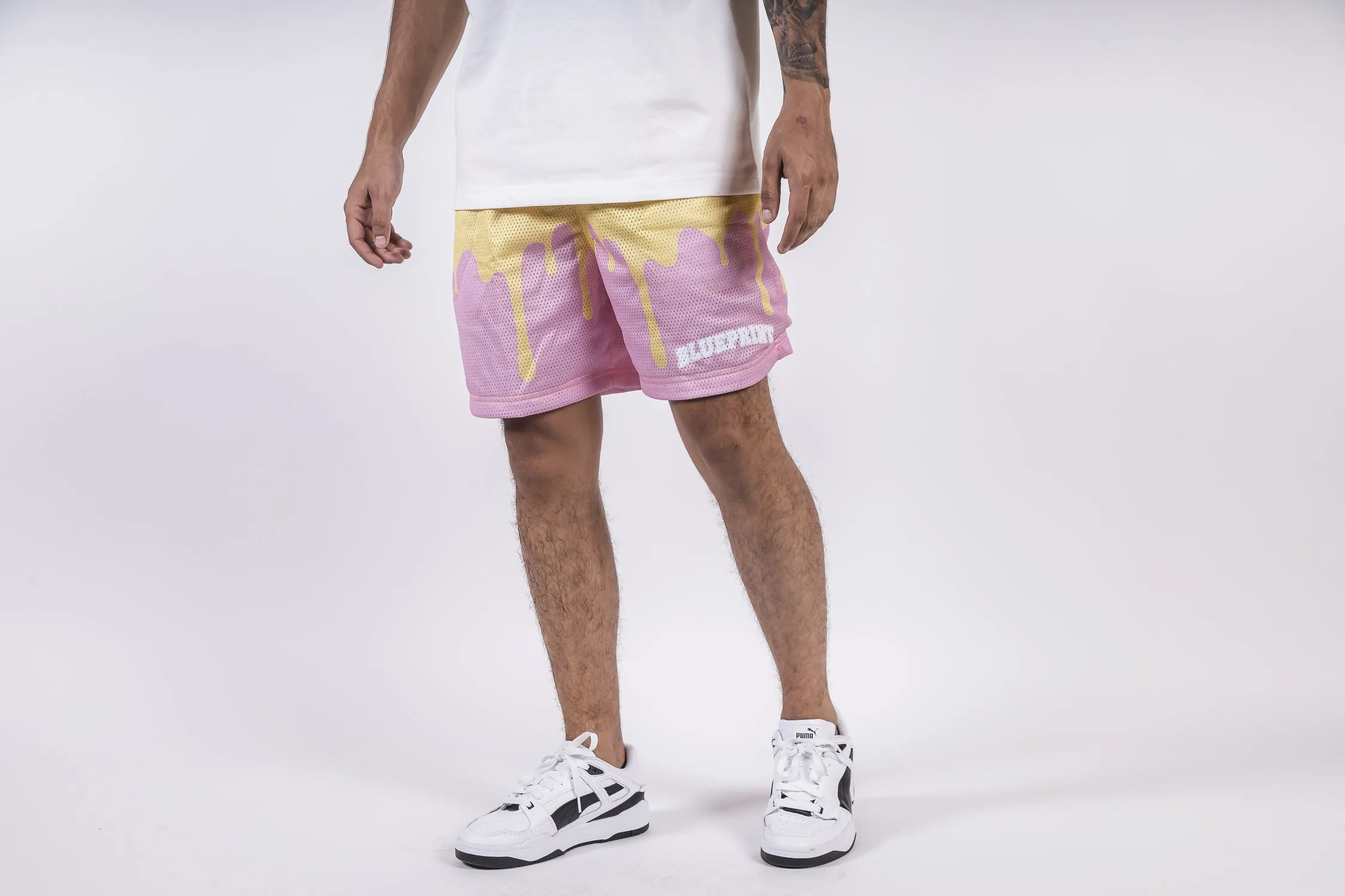 Blueprint Ice Cream Drip Short 'Vanilla Straw'