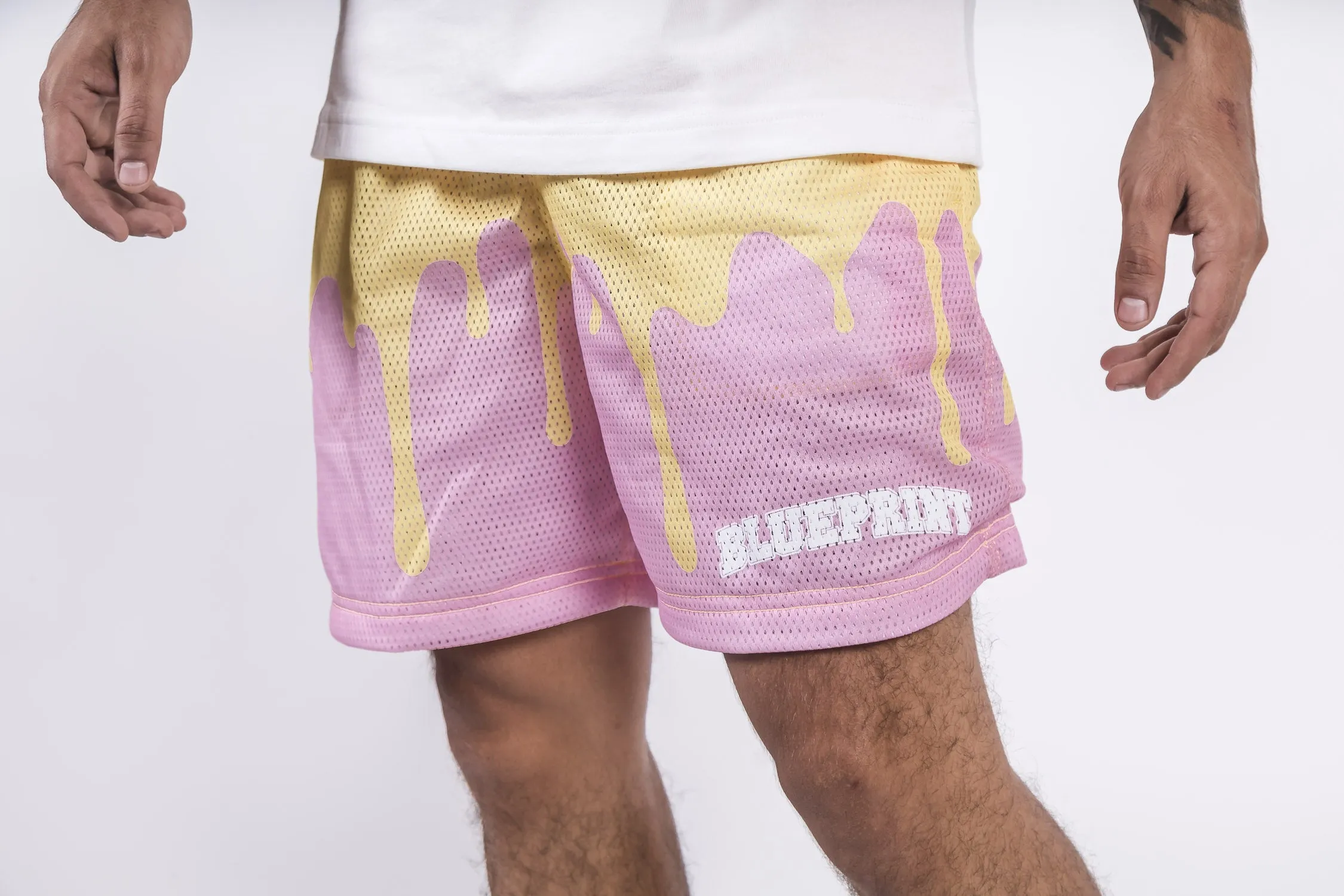 Blueprint Ice Cream Drip Short 'Vanilla Straw'