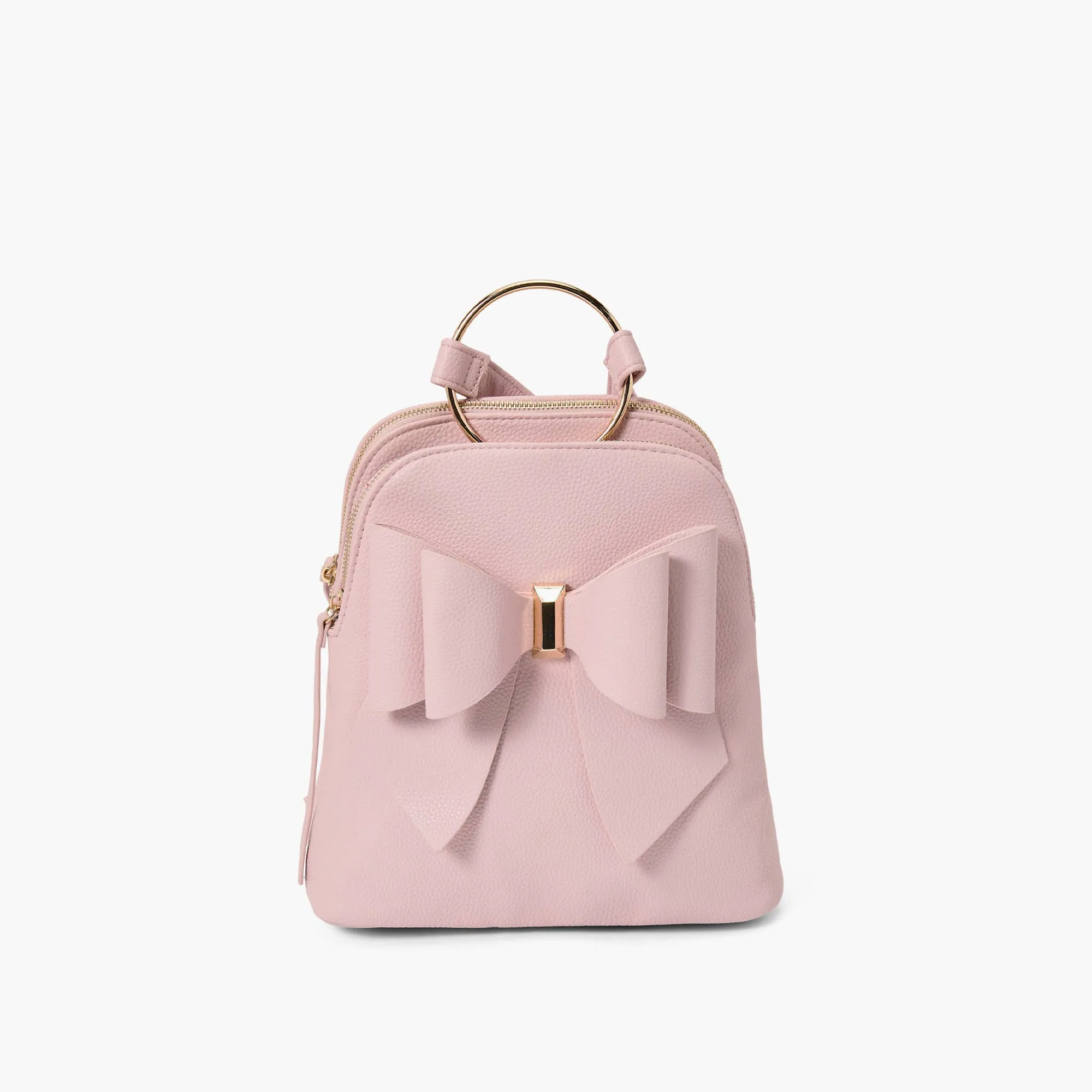 BLUSH JASMINE BOW BACKPACK HANDBAG