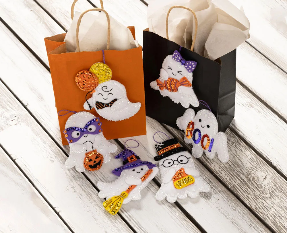 Boo Buddies Felt Ornaments