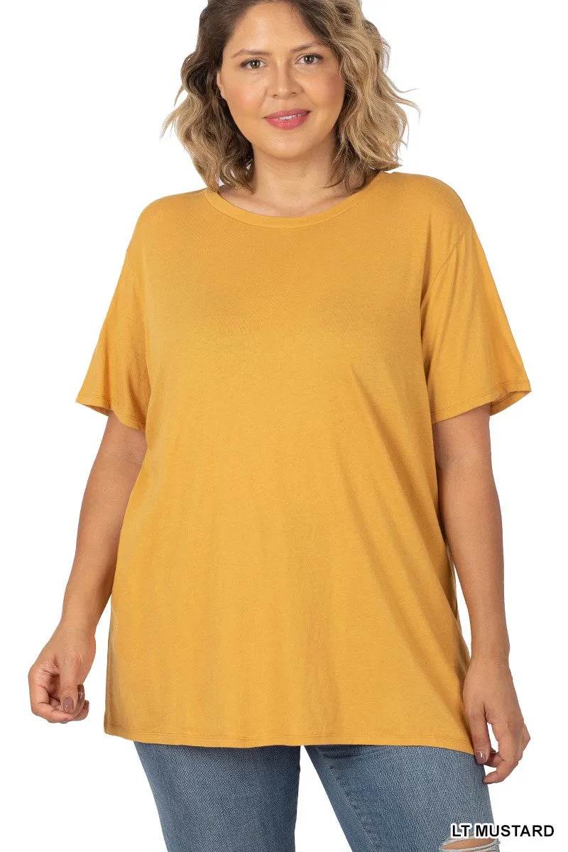 Boyfriend Round Neck Tee