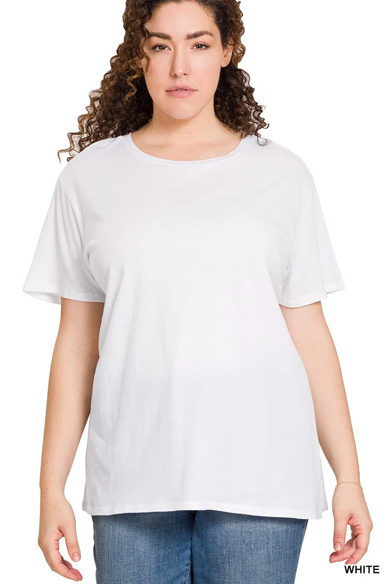 Boyfriend Round Neck Tee