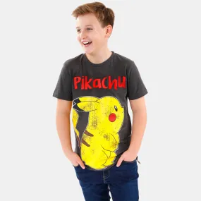 Boys Pokemon T-Shirt - Pikachu