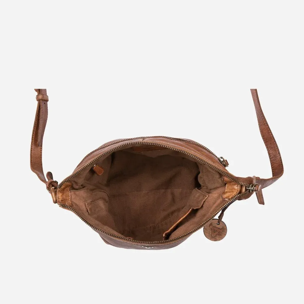 Brando Winslet Ladies Hobo Sling Bag | Cognac