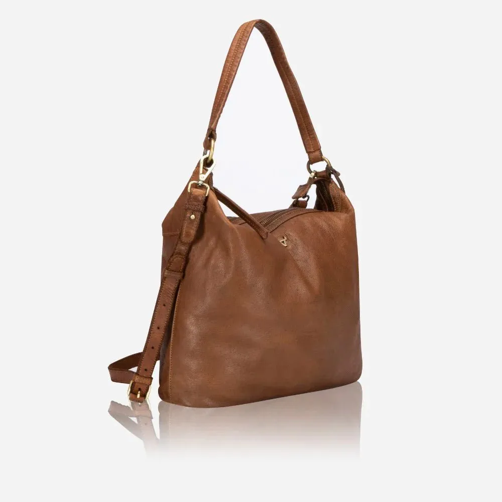 Brando Winslet Ladies Hobo Sling Bag | Cognac