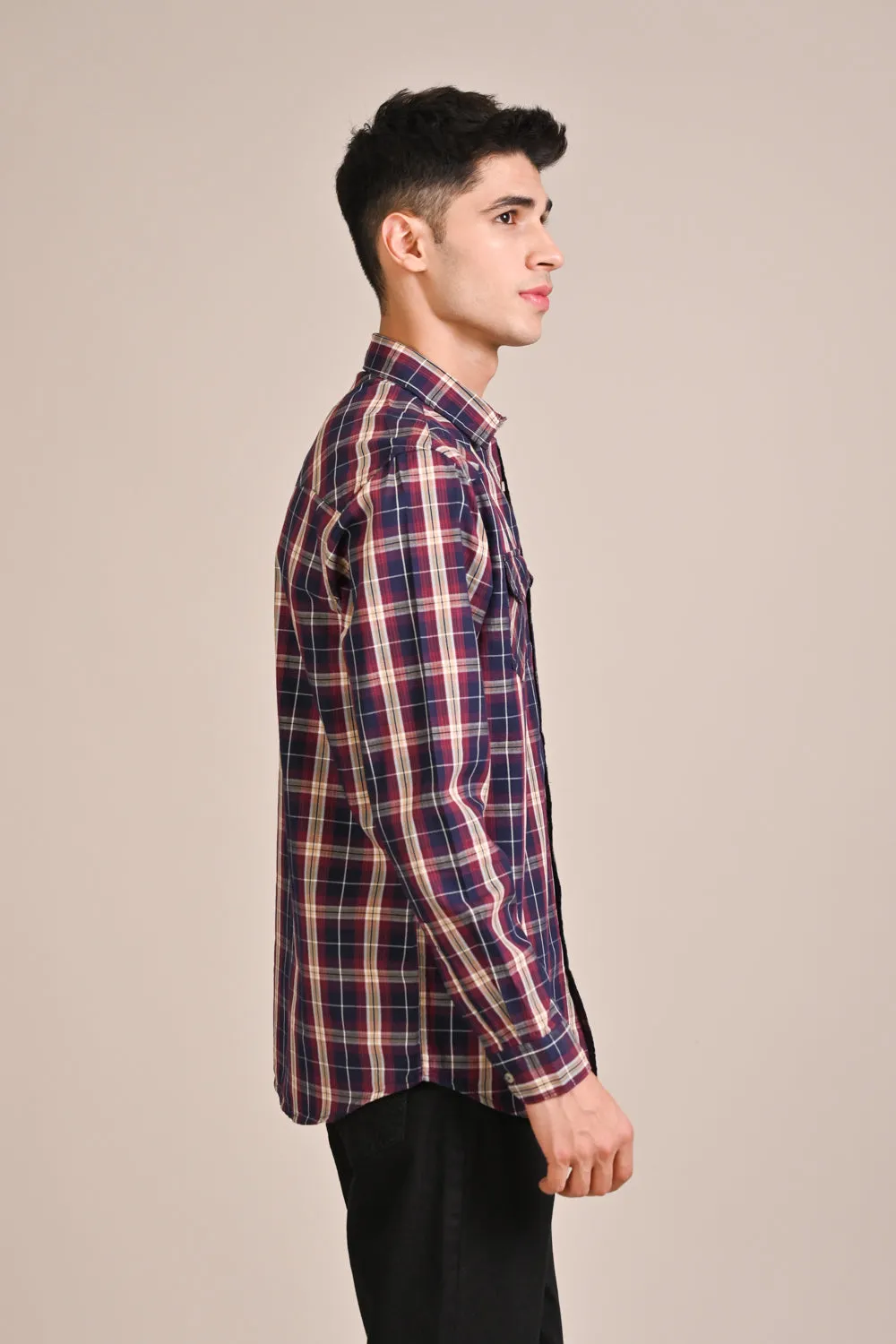 BUTTON DOWN CHECK SHIRT