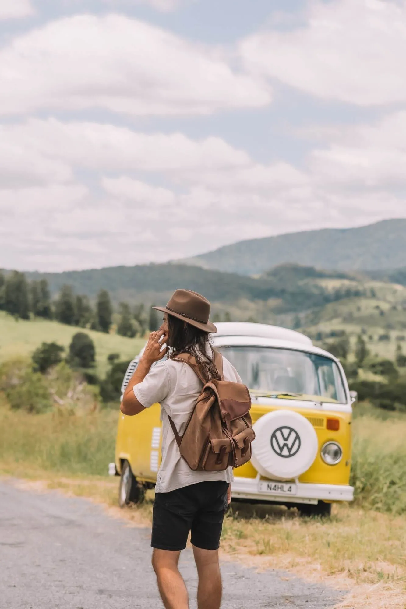 Byron Canvas and Leather Backpack