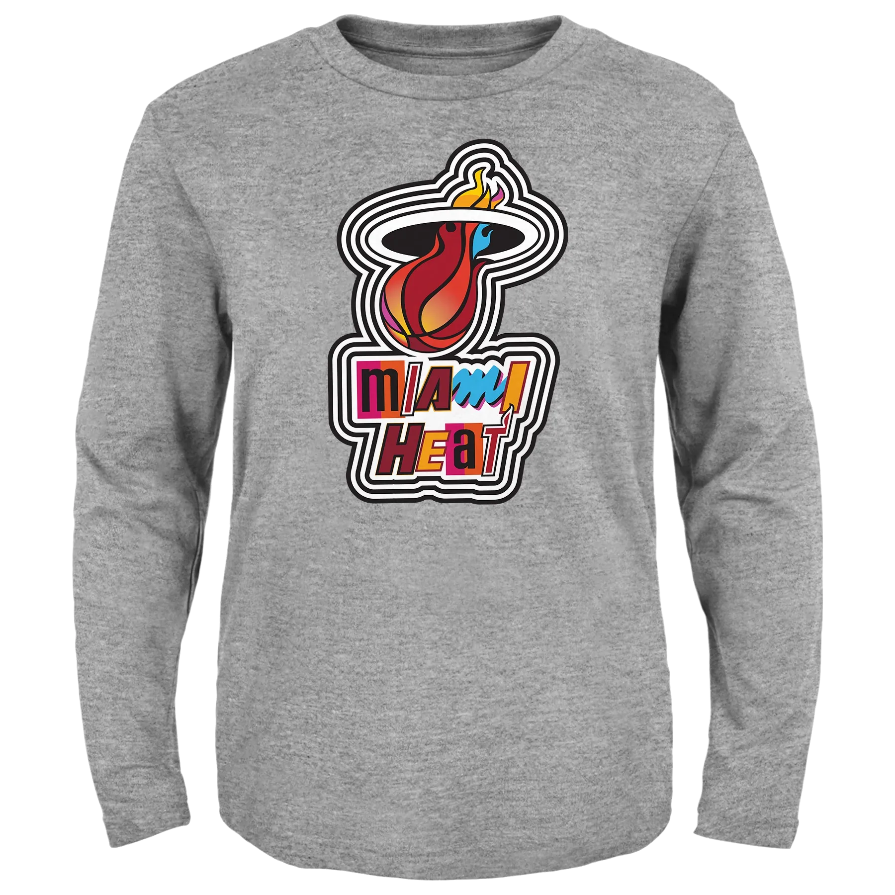 Court Culture Miami Mashup Vol. 2 HEAT Grey Kids Long Sleeve