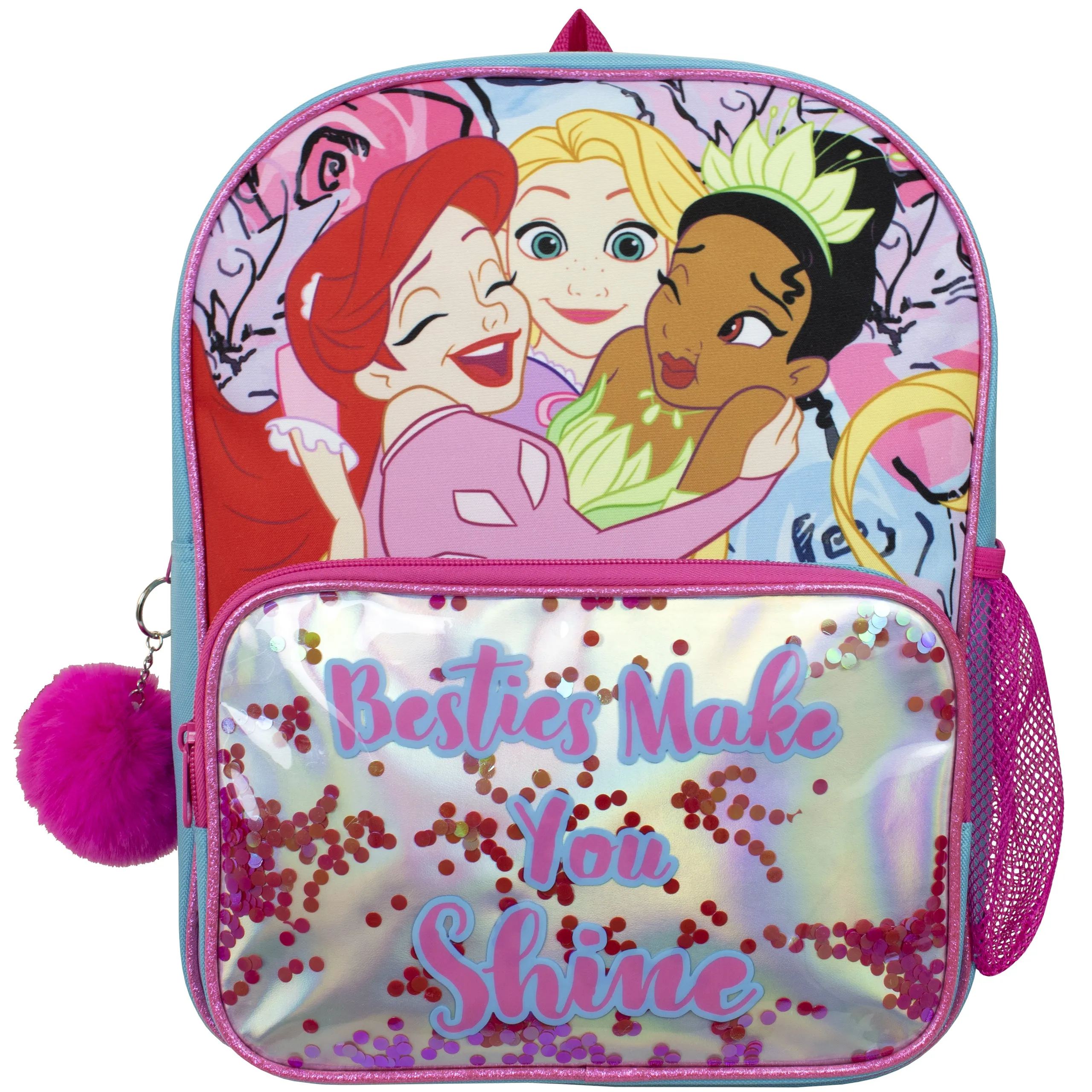 Disney Princess Backpack With Pompom