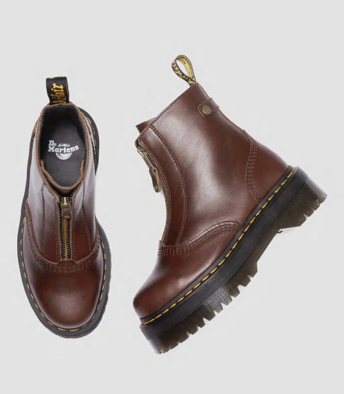 Dr.Martens Jetta Plateau Darkbrown 31141201