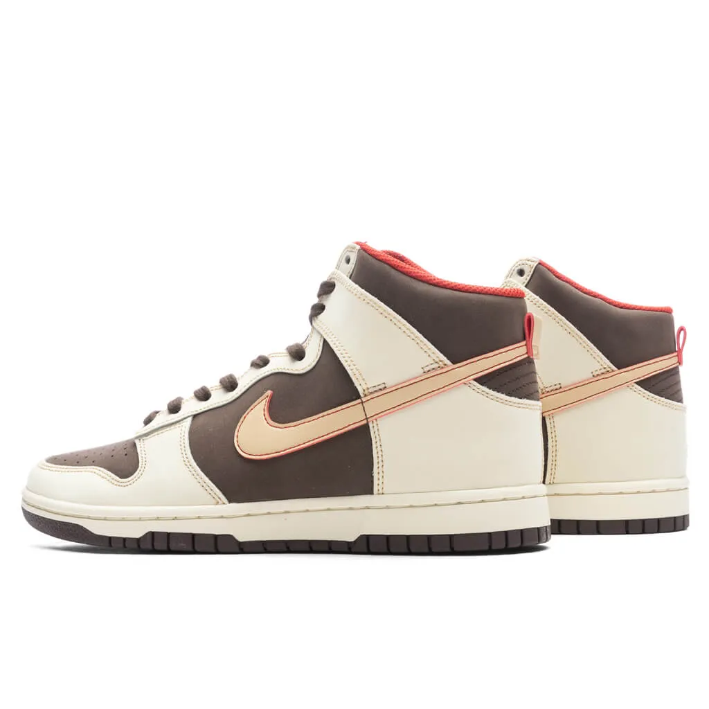 Dunk High Retro - Baroque Brown/Sesame/Coconut Milk