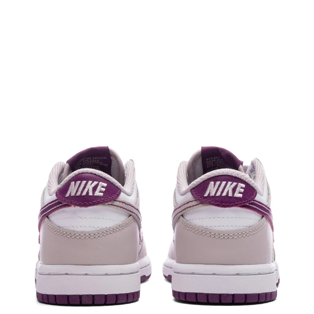 Dunk Low (PS) - White/Viotech/Platinum Violet