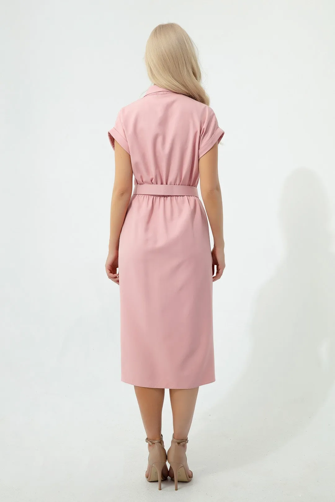 Female Cruve Yaka Arched Midi Dress