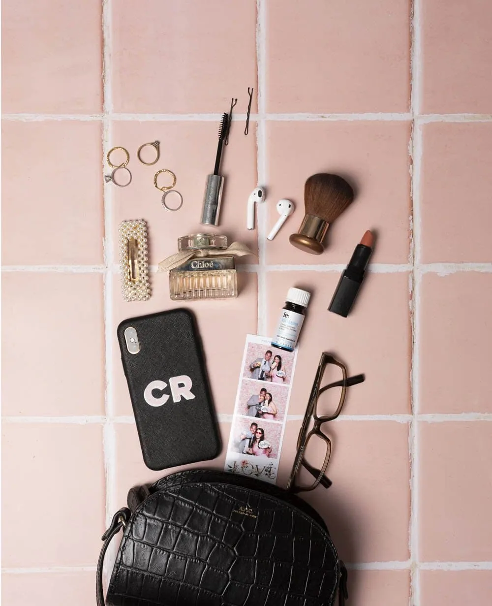 Flat Lay Instagram Backdrop - 'Balmoral' Pink Square Tiles (56cm x 87cm)