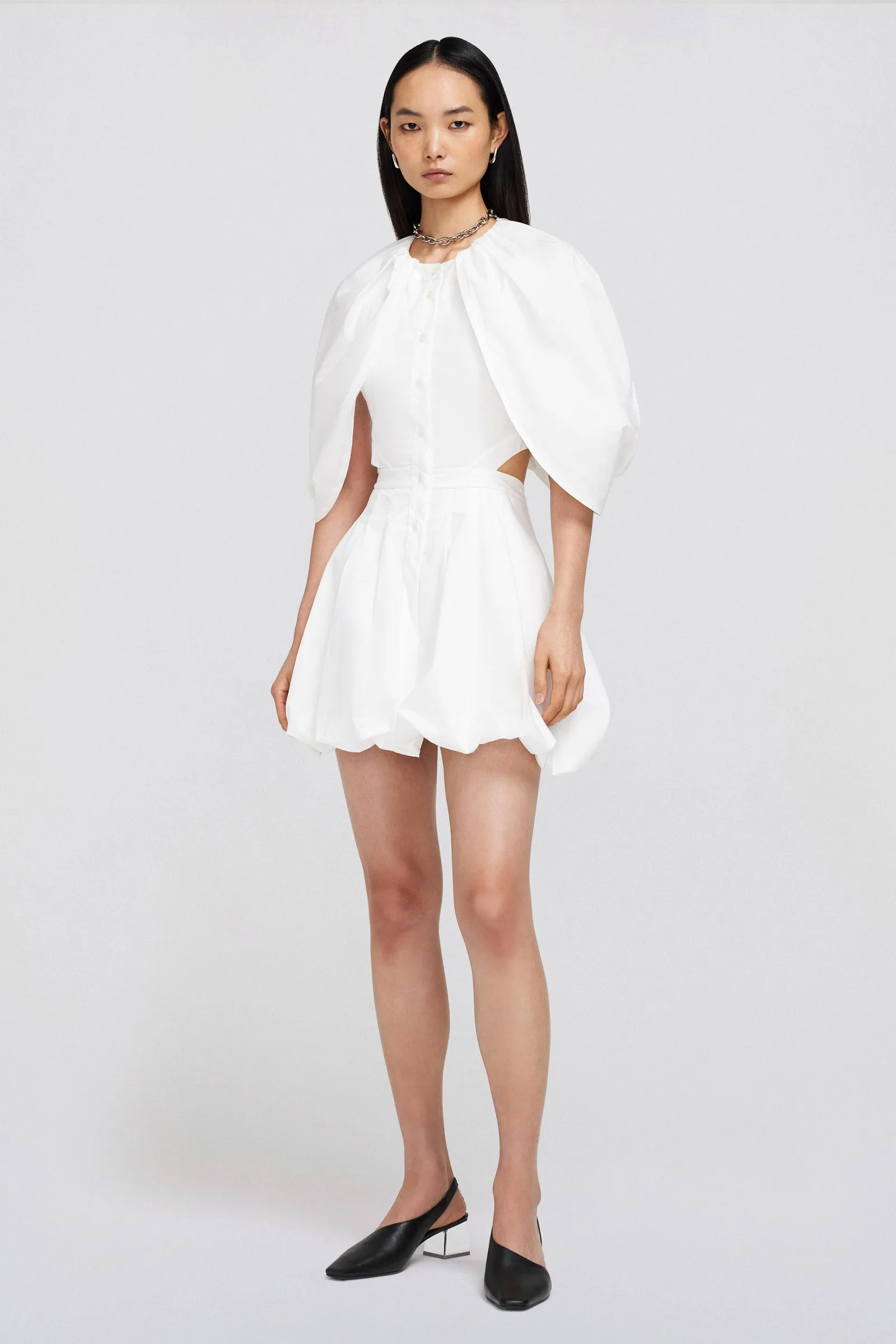 Florentina Cotton Cape Dress