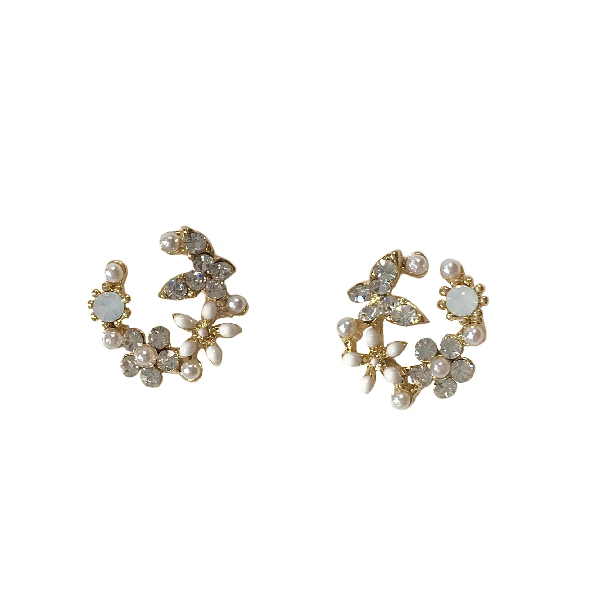 Flower Wreath Studs