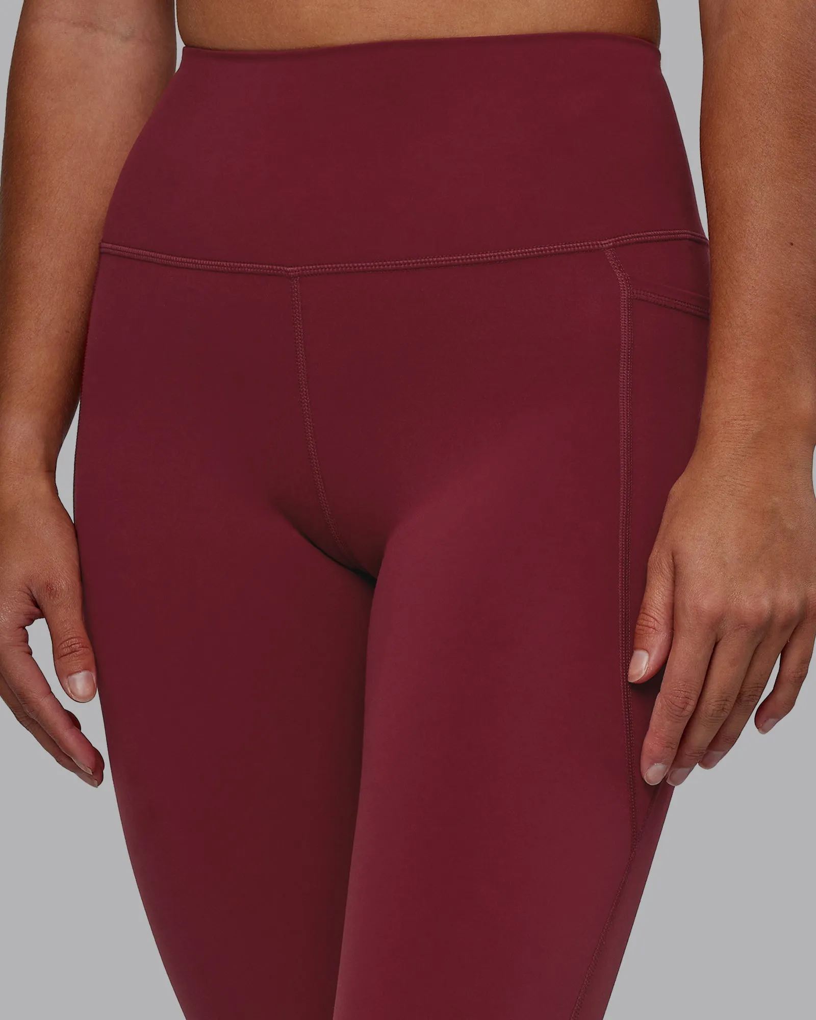 Flux 7/8 Length Leggings - Cranberry